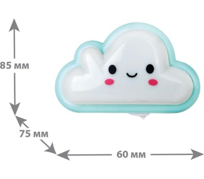 Светильник детский CAMELION (12534) NL-178 ОБЛАЧКО
