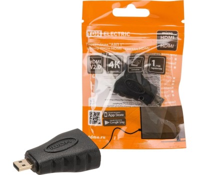 Переходник REXANT (17-6815) Переходник штекер MICRO HDMI - гнездо HDMI