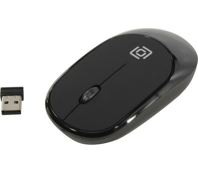 Мышь ОКЛИК 535MW черный/черный оптическая (1000DPI) беспроводная USB (2BUT)
