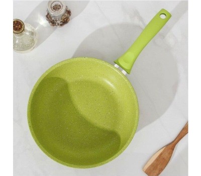 Сковорода КУКМОР 240tsl а/пр литая 24см Trendy style lime