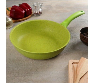 Сковорода КУКМОР 240tsl а/пр литая 24см Trendy style lime