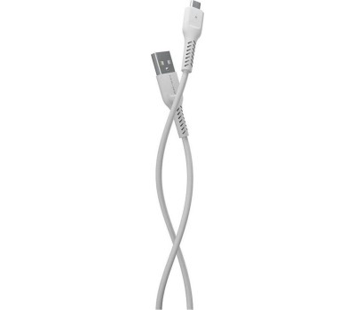 Кабель MORE CHOICE (4627151193076) K16m USB (m)-microUSB (m) 1.0м - белый
