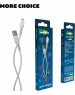 Кабель MORE CHOICE (4627151193076) K16m USB (m)-microUSB (m) 1.0м - белый