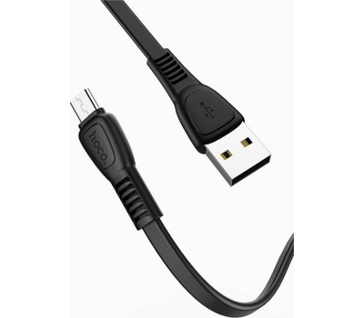 Дата-кабель microUSB HOCO (6931474711670) X40 USB (m)-microUSB (m) 1.0м - черный