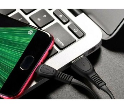 Дата-кабель microUSB HOCO (6931474711670) X40 USB (m)-microUSB (m) 1.0м - черный