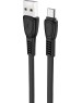Дата-кабель microUSB HOCO (6931474711670) X40 USB (m)-microUSB (m) 1.0м - черный