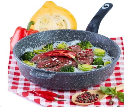 Сковорода ТРАДИЦИЯ ТМ2281 а/пр литая 28см Мрамор