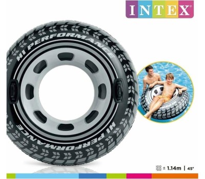 Круг для плавания INTEX Круг надувной для плавания с ручками 114 см. Колесо . (в коробке) Арт. 56268NP