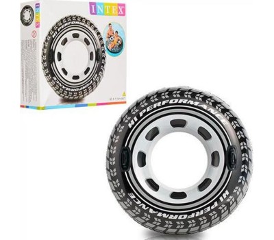 Круг для плавания INTEX Круг надувной для плавания с ручками 114 см. Колесо . (в коробке) Арт. 56268NP