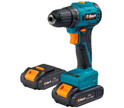 Дрель-шуруповерт BORT BAB-21-BLK (2X1,5AH)