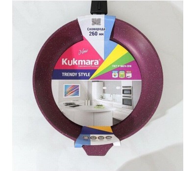 Сковорода КУКМОР 261tsm а/пр литая 26см съемн/руч Trendy style mystery