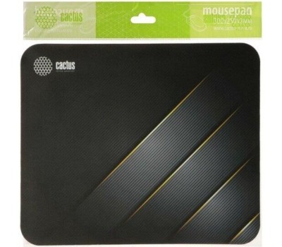 CACTUS Коврик для мыши Gold Geometry (M) ткань, 300х250х2мм [cs-mp-p04m]