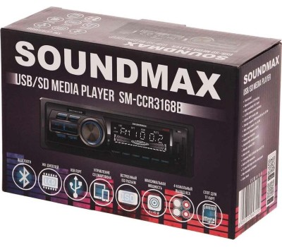 Автомагнитола SOUNDMAX SM-CCR3186FB