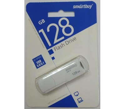 USB-флеш SMARTBUY (SB128GBCLU-W3) UFD 3.0/3.1 128GB CLUE White