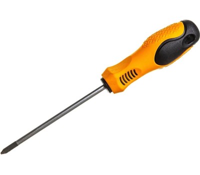 PARK Отвертка Standart PH1х10см, двухкомпонентная рукоятка, крестовая