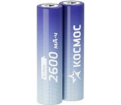 Аккумулятор КОСМОС KOC18650Li-ion26US2 голубой