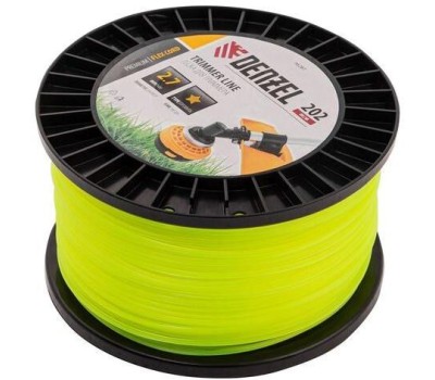 DENZEL Леска для садовых триммеров 96287, 2.7мм, 202м