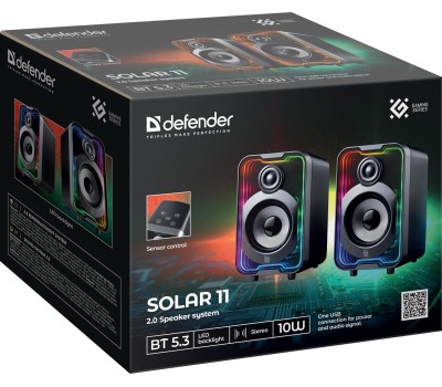 Акустика DEFENDER (65811) Solar 11 , черный