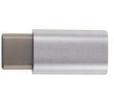Переходник АТОМ (31049) USB Type-C 3.1-USB B micro, серебряный