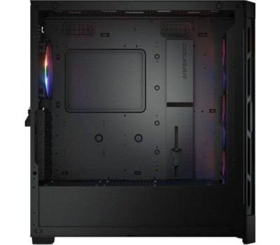 Cougar Airface RGB Black, 2х140мм + 1x120mm ARGB Fan, ARGB Fan Hub, без БП, черный, ATX