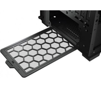 Cougar Airface RGB Black, 2х140мм + 1x120mm ARGB Fan, ARGB Fan Hub, без БП, черный, ATX