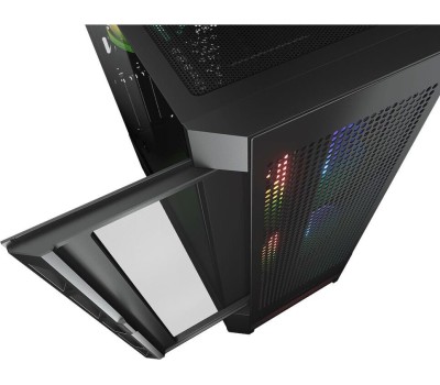 Cougar Airface RGB Black, 2х140мм + 1x120mm ARGB Fan, ARGB Fan Hub, без БП, черный, ATX
