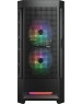 Cougar Airface RGB Black, 2х140мм + 1x120mm ARGB Fan, ARGB Fan Hub, без БП, черный, ATX