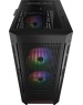 Cougar Airface RGB Black, 2х140мм + 1x120mm ARGB Fan, ARGB Fan Hub, без БП, черный, ATX