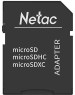 Карта памяти NETAC Карта памяти microSDHC UHS-I U1 P500 Eco 16 ГБ, 90 МБ/с, Class 10, NT02P500ECO-016G-R, 1 шт., с адаптером