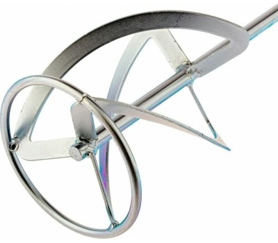 Насадка СИБРТЕХ Насадка для миксера, для легких растворов, 140 х 590 мм, оцинкованная, хвостовик резьба М14 848987