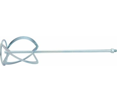 Насадка СИБРТЕХ Насадка для миксера, для легких растворов, 140 х 590 мм, оцинкованная, хвостовик резьба М14 848987