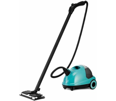 Пароочиститель KITFORT Пароочиститель КТ-9187, черный/бирюзовый