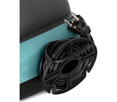 Пароочиститель KITFORT Пароочиститель КТ-9187, черный/бирюзовый