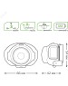 Фонарь GAUSS Налобный фонарь GFL302, 3Вт [gf302]