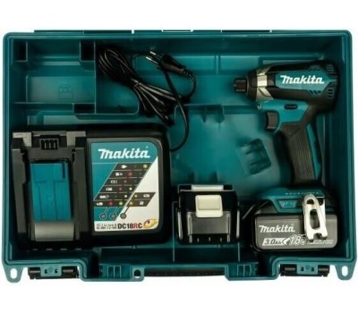 Ударный гайковерт MAKITA Ударный шуруповерт DTD153RT, 5Ач, с одним аккумулятором