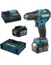 MAKITA Ударная дрель-шуруповерт HP332DWME, 4Ач, с двумя аккумуляторами