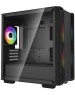 Корпус для ПК DEEPCOOL Корпус mATX CC360 ARGB, Micro-Tower, без БП, черный [r-cc360-bkapm3-g-1]