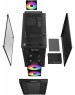 Корпус для ПК DEEPCOOL Корпус mATX CC360 ARGB, Micro-Tower, без БП, черный [r-cc360-bkapm3-g-1]