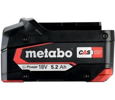 METABO Батарея аккумуляторная LI-Power, 18В, 5.2Ач, Li-Ion [625028000]