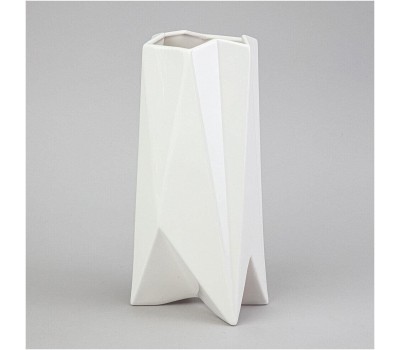 Ваза LEFARD ВАЗА 10.5*8*24СМ ЦВЕТ: БЕЛЫЙ 374-137
