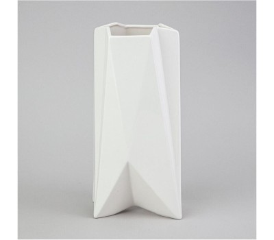 Ваза LEFARD ВАЗА 10.5*8*24СМ ЦВЕТ: БЕЛЫЙ 374-137