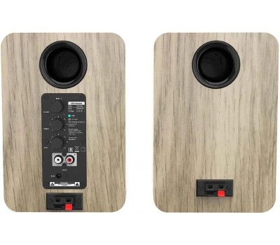 акустика OKLICK Колонки Bluetooth OK-417A, 2.0, светлое дерево