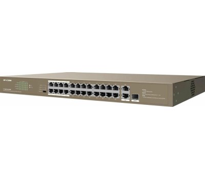 Коммутатор IP-COM Коммутатор F1126P-24-250W, неуправляемый