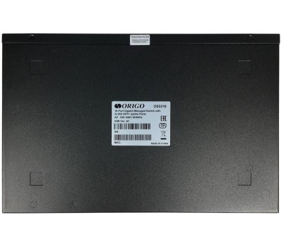 Коммутатор ORIGO Коммутатор OS3218, управляемый [os3218/a1a]