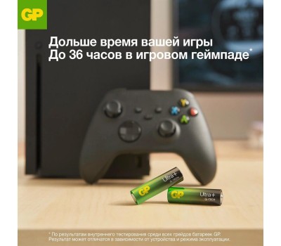 Батарейки GP AA Батарейка Ultra Plus Alkaline 15AUPA21-2CRB8, 8 шт