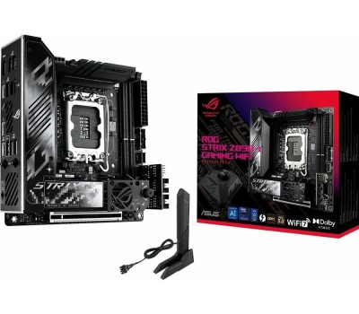 Материнская плата ASUS Материнская плата ROG STRIX Z890-I GAMING WIFI LGA1851 mini-ITX 2xDDR5 PCIEx16 2xM.2 2xThunderbolt USB-C HDMI 2.5GLAN Wi-Fi 7