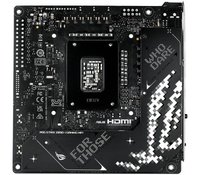 Материнская плата ASUS Материнская плата ROG STRIX Z890-I GAMING WIFI LGA1851 mini-ITX 2xDDR5 PCIEx16 2xM.2 2xThunderbolt USB-C HDMI 2.5GLAN Wi-Fi 7