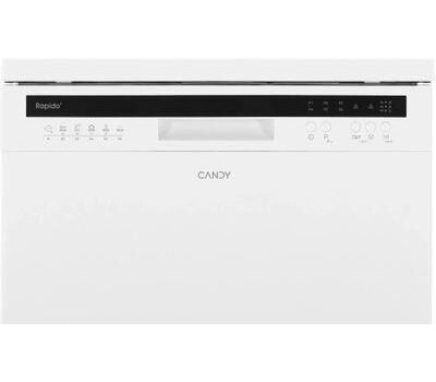 CANDY Посудомоечная машина CF 4A7E0W-08, полноразмерная, напольная, 59.8см, загрузка 14 комплектов, белая