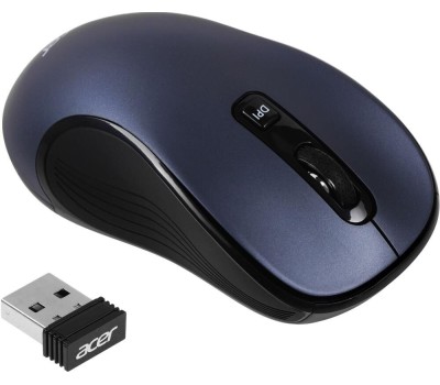 ACER Мышь беспроводная OMR306 черный/серый (USB, 1600dpi, 6but) (ZL.MCECC.021)