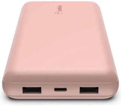 BELKIN Внешний аккумулятор Power Bank 20000mAh 2*USB-A&USB-C 15W. Цвет: розовое золото